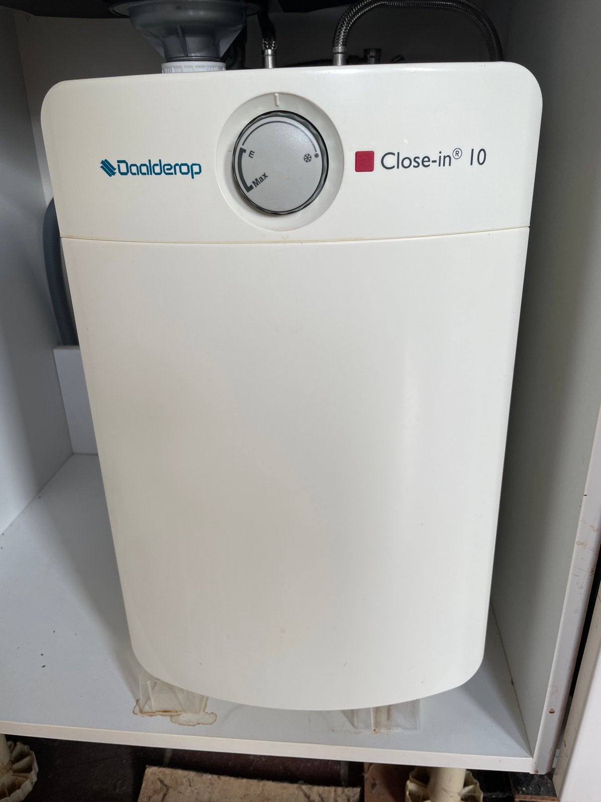 Daalderop Close-in 10 liter keukenboiler, Ophalen, Gebruikt, 60 cm of meer, Gas