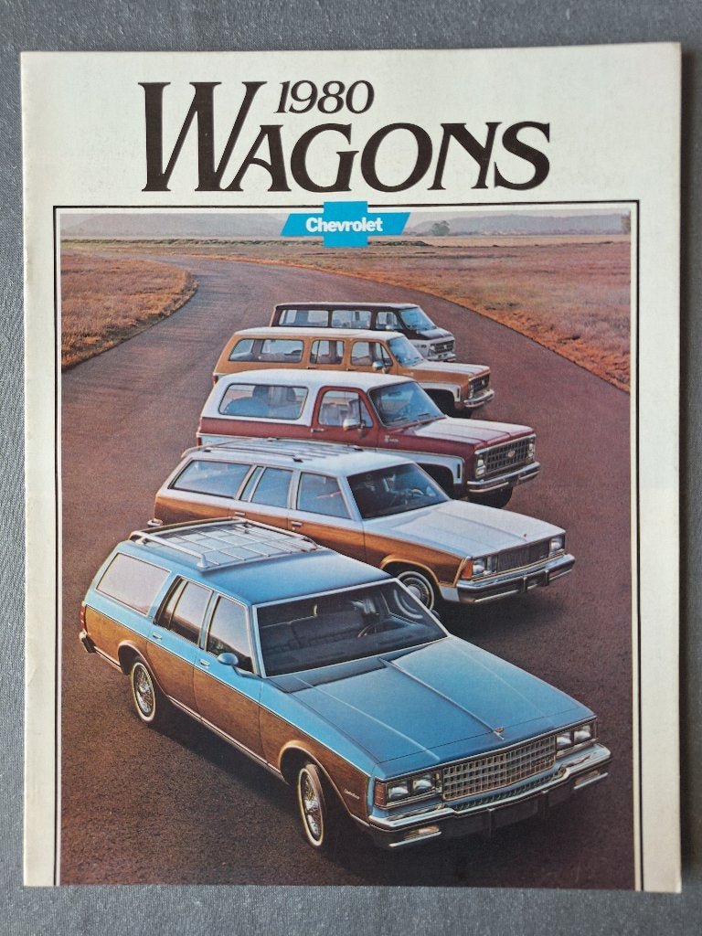 Brochure CHEVROLET WAGONS - 1980 USA, Verzenden, Zo goed als nieuw, Chevrolet