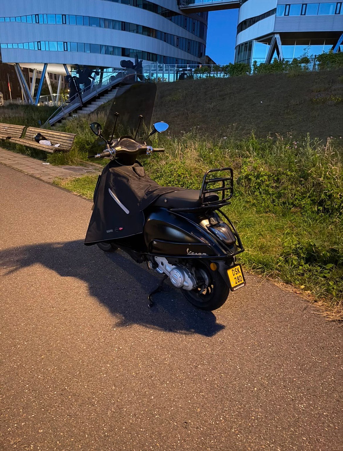 Vespa Sprint 50 – Brom – 2018 – Euro4, Ophalen, Zo goed als nieuw, Benzine, Vespa