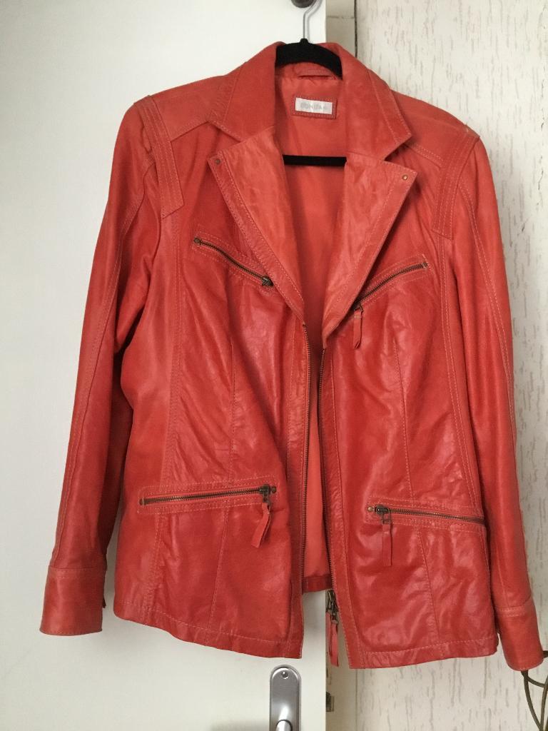 Lams leren jas, Ophalen, Zo goed als nieuw, Rood