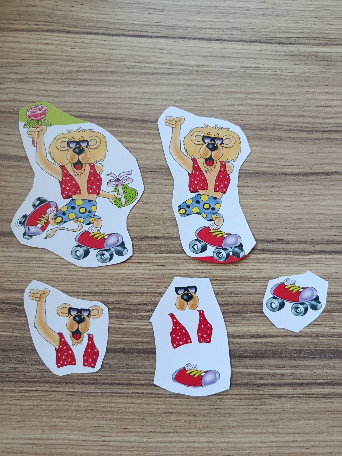 3D knipveltjes leeuw,, Ophalen of Verzenden, Nieuw, Overige thema's, Overige typen