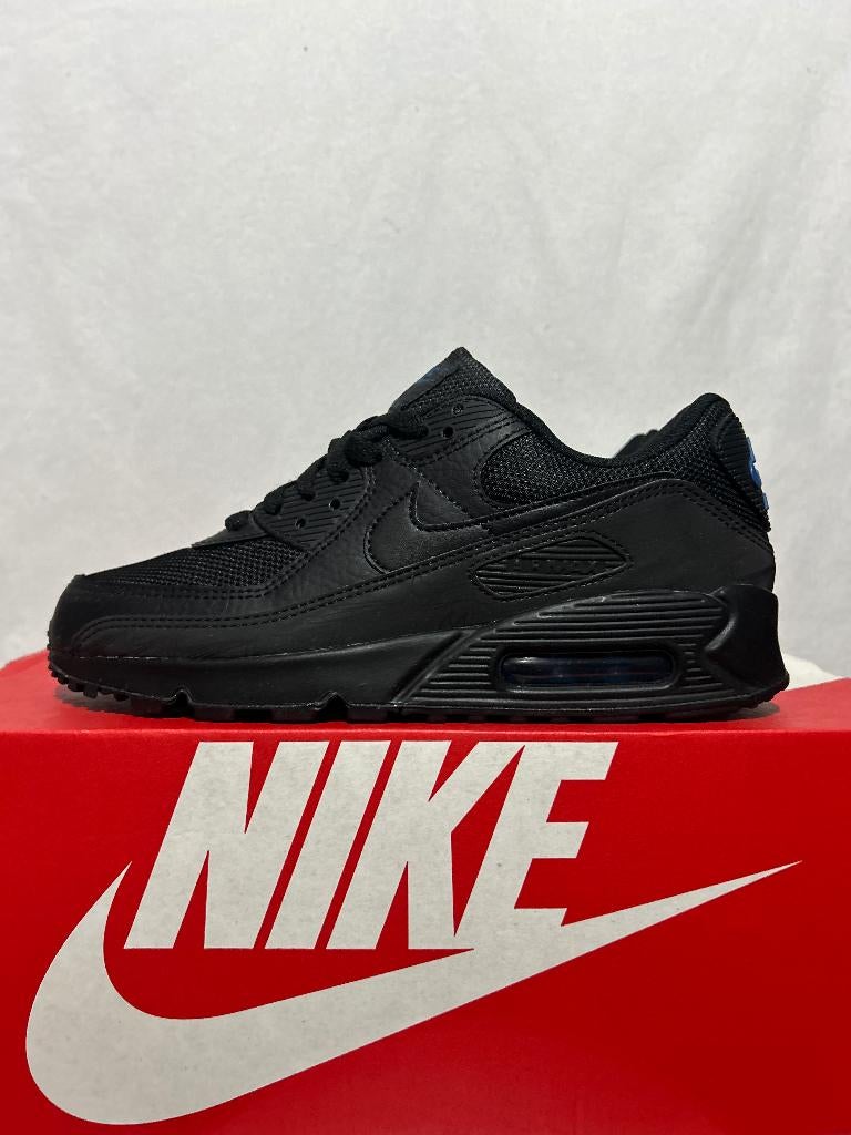 NIEUW! Maat 41 - Nike Air Max 90 Black Blue Reflective, Kleding | Heren, Schoenen, Nieuw, Sneakers of Gympen, Zwart, Verzenden