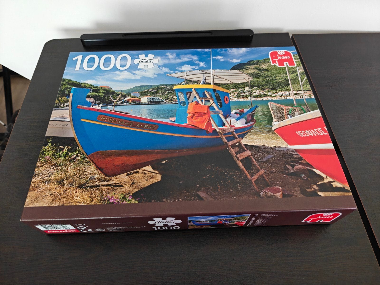 Jumbo Legpuzzel 1000 stukjes - Griekse boten, Ophalen of Verzenden, 500 t/m 1500 stukjes, Gebruikt, Legpuzzel