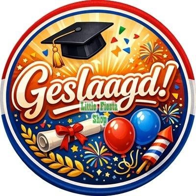 L2054 icing frosting geslaagd 18cm eetbare taart print, Ophalen of Verzenden, Nieuw, Taarten, Versiering