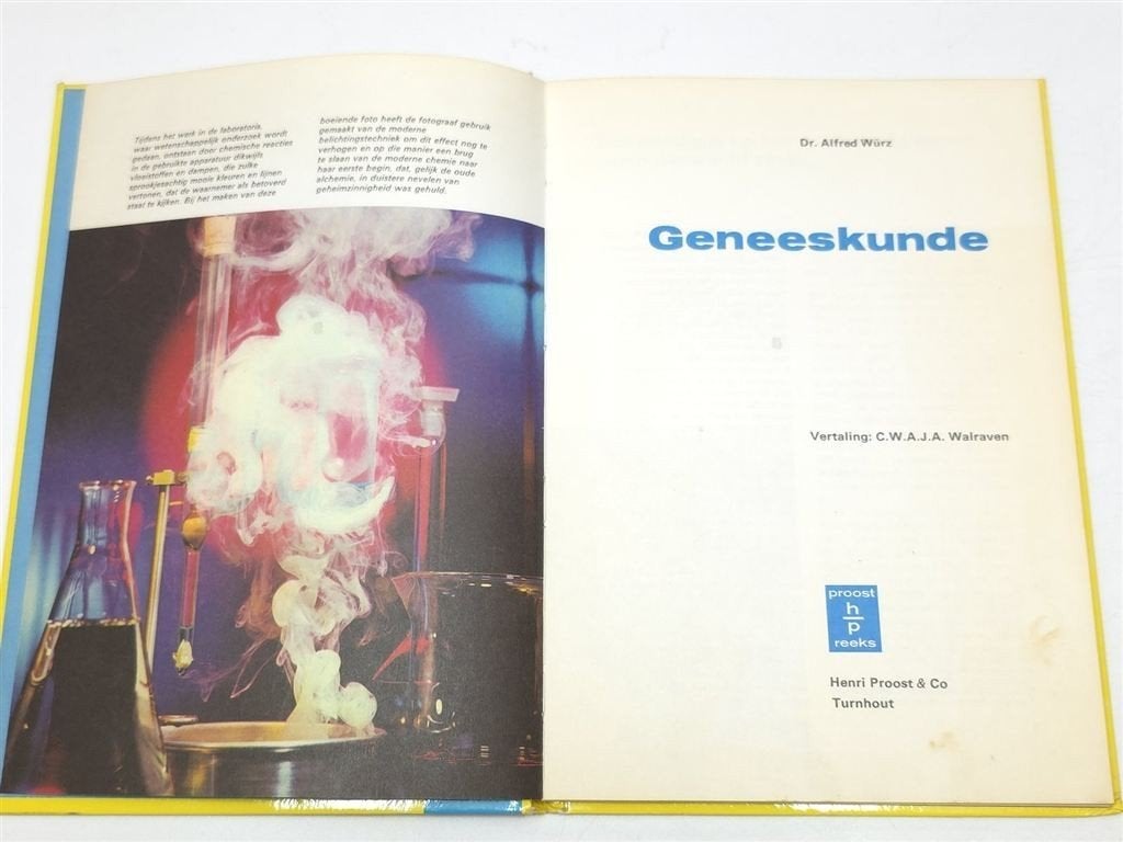 Geneeskunde — Proost Reeks 1970, Medische Geschiedenis, Ophalen of Verzenden, Gelezen