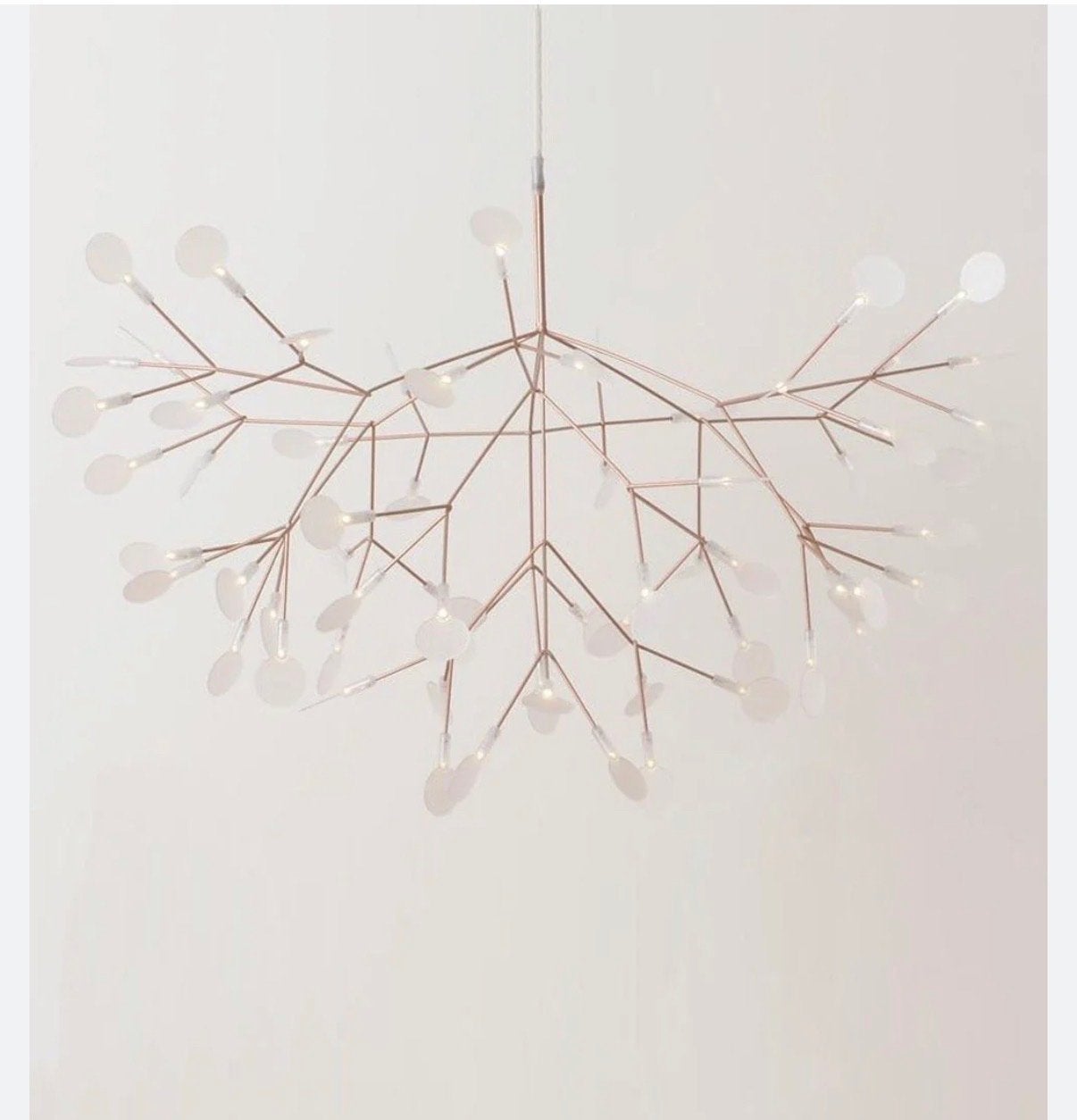 Moooi Heracleum II S Hanglamp - Koperkleurig, Huis en Inrichting, Lampen | Hanglampen, Ophalen of Verzenden, Zo goed als nieuw