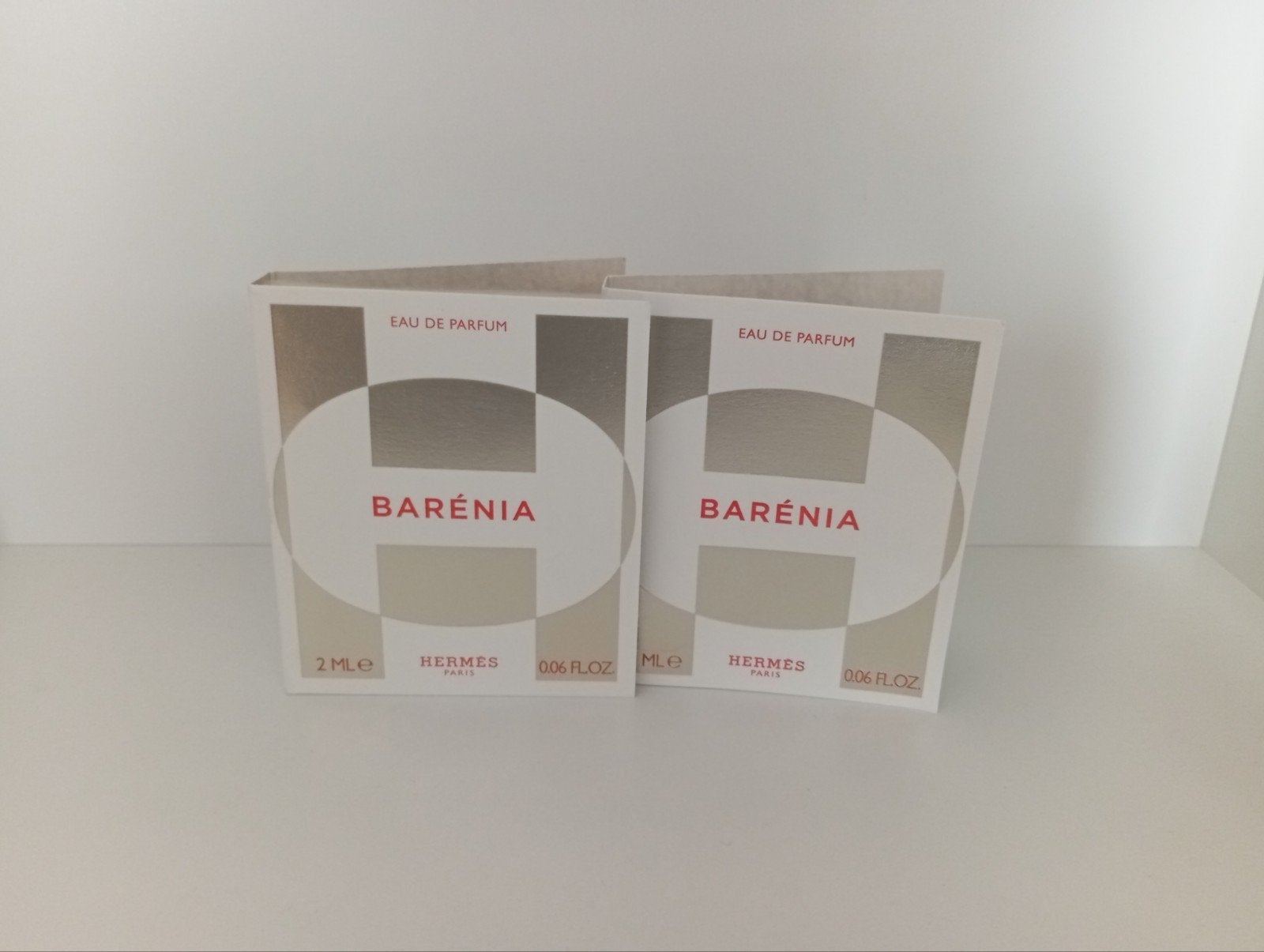 Nieuw 2x Hermes Barenia Parfum sample 2 ml, Ophalen of Verzenden, Nieuw