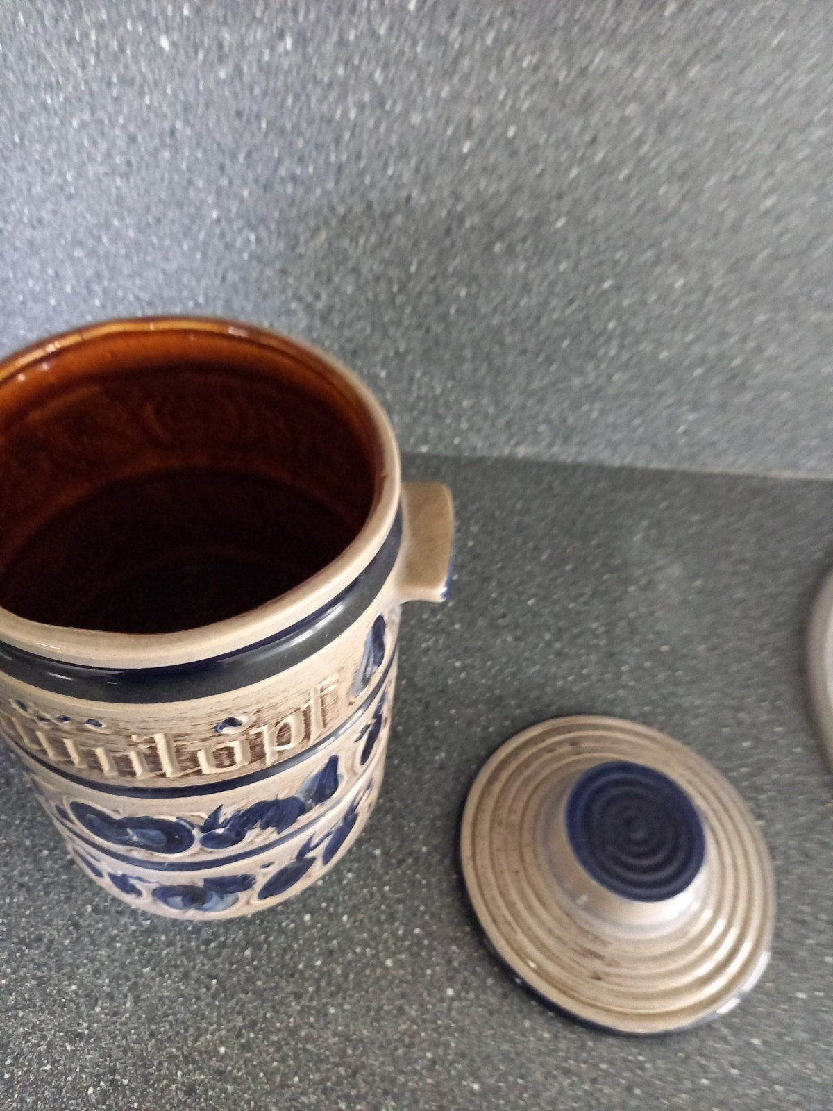 Vintage Keulse pot met deksel - Kunilopi, Ophalen of Verzenden