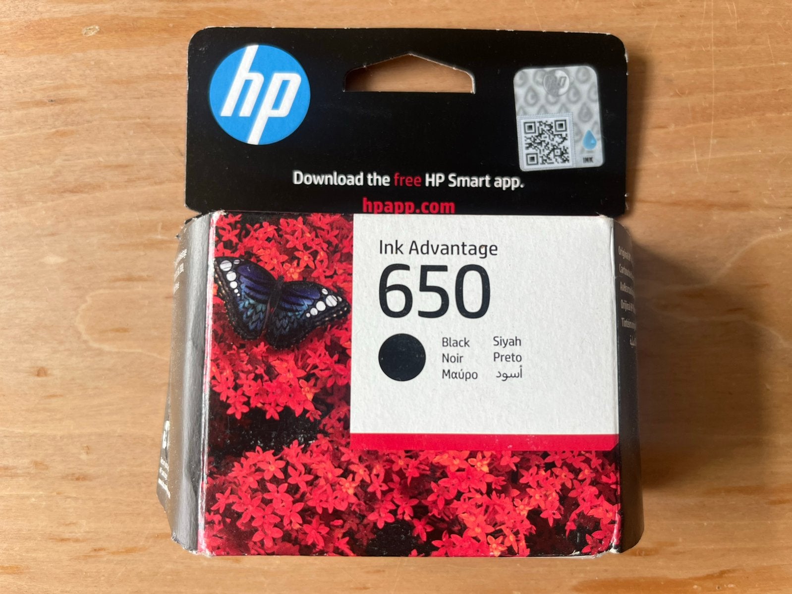 Originele HP 650 zwarte inktcartridge CZ101AE – ongeopend, Ophalen of Verzenden, Nieuw