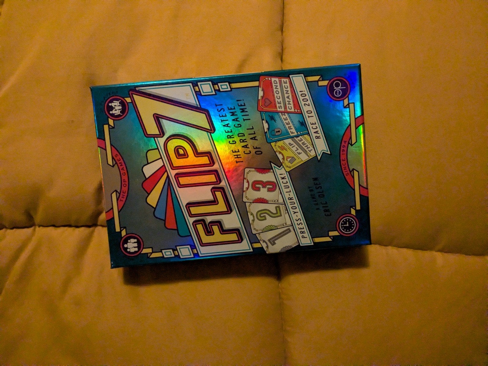 Flip 7, Een of twee spelers, Ophalen of Verzenden, Zo goed als nieuw, Gamewright