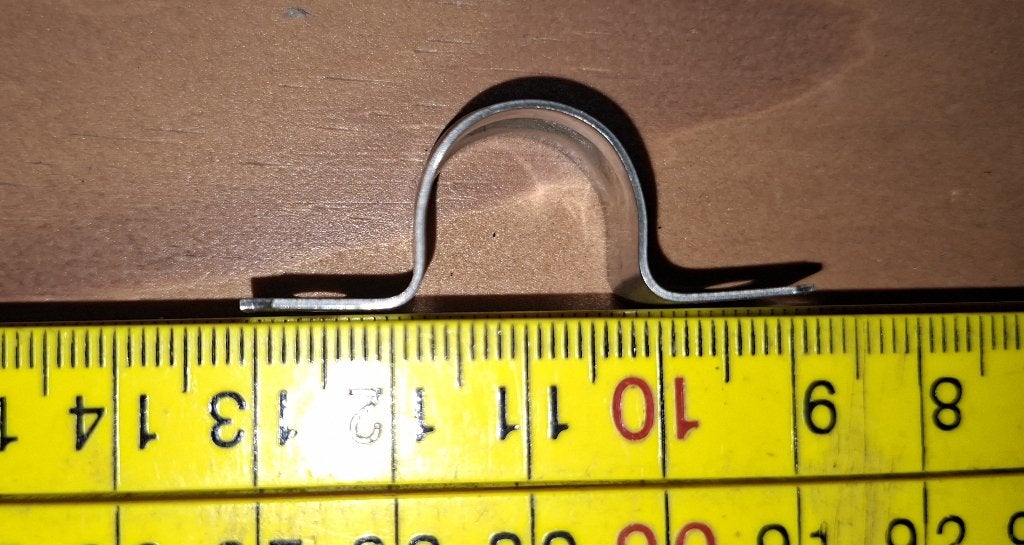 rvs buis beugel zadel klem 16mm, Ophalen of Verzenden, Nieuw, Overige typen