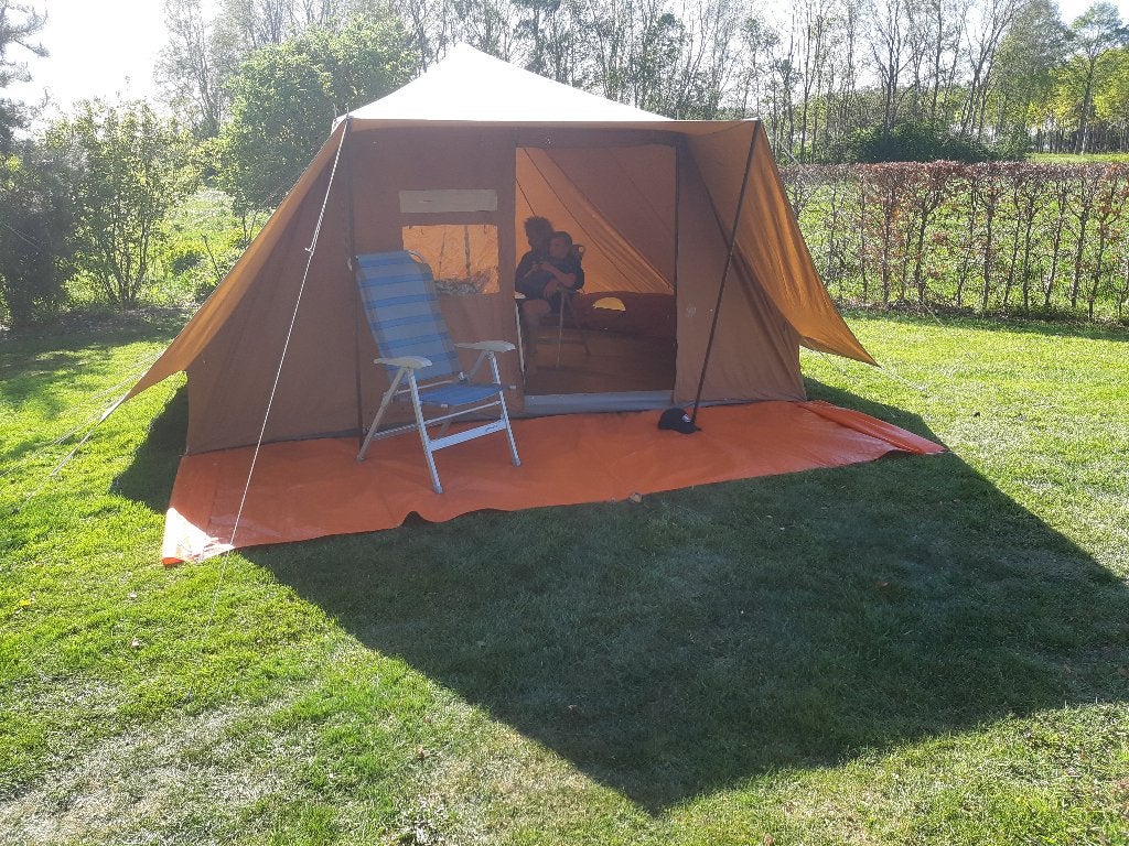 De Waard Albatros + gordijnen set en vloerkleed . MOOIE TENT, Ophalen of Verzenden, Tot en met 4