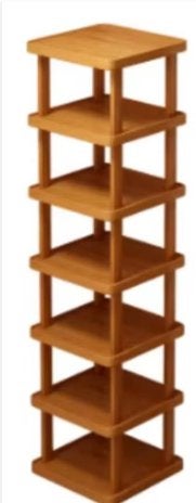 Prachtig schoenenrek van bamboe 7 laags (109cm hoog), Ophalen of Verzenden, Nieuw