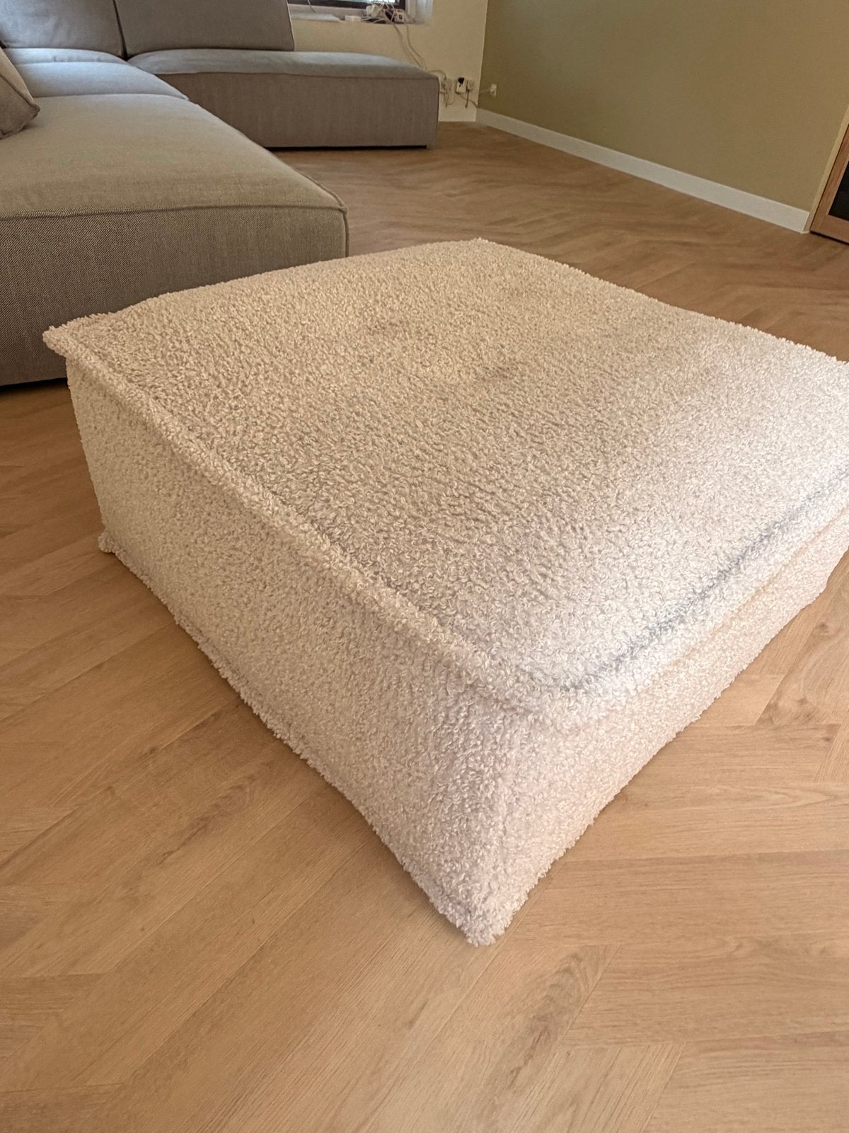 Poef / Hocker Ziggy Loods5, Huis en Inrichting, Ophalen, Vierkant, Zo goed als nieuw, 75 tot 100 cm
