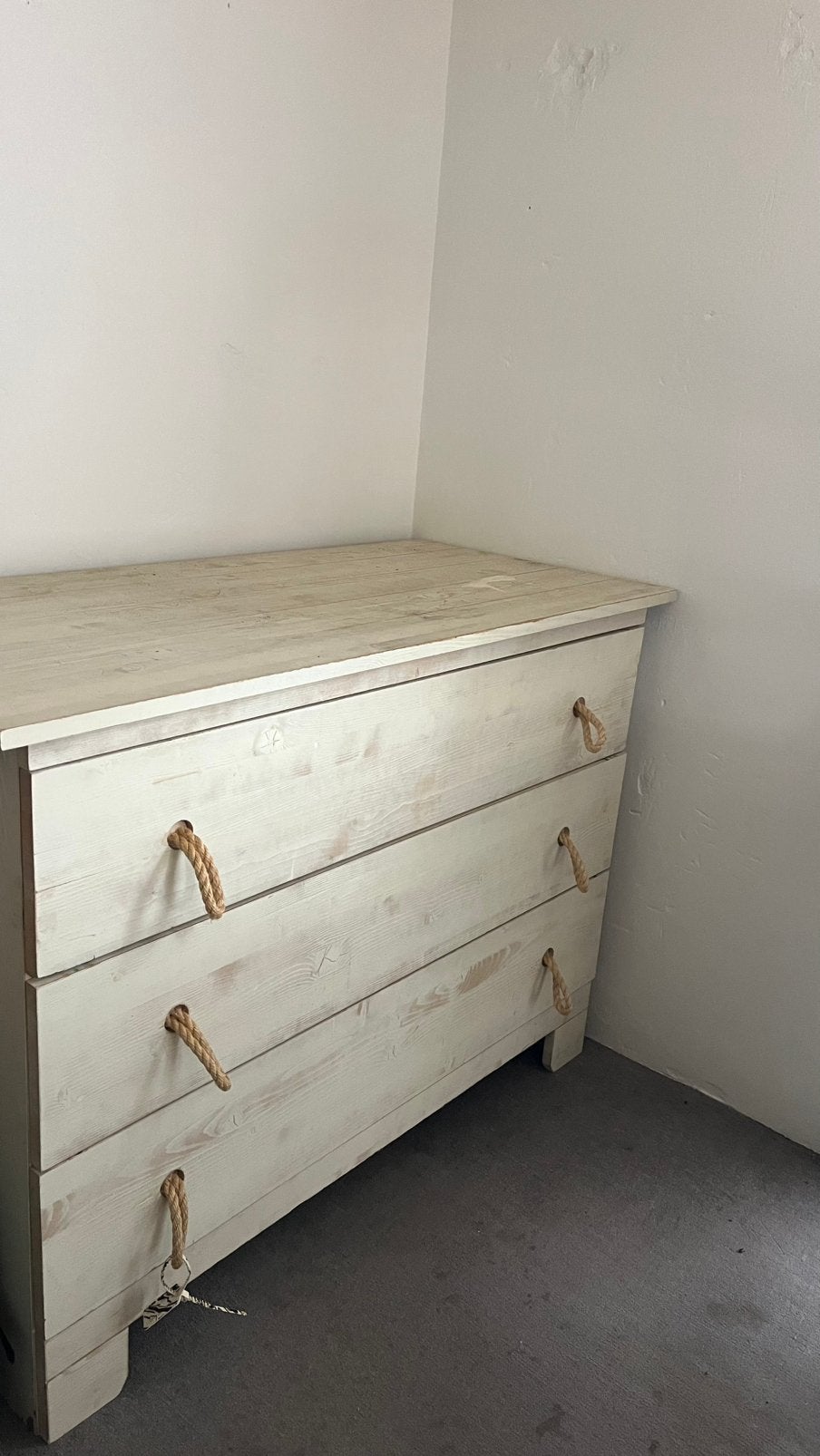 Whitewash (wit) ladekast, Huis en Inrichting, Ophalen, Gebruikt, 50 tot 100 cm, 3 of 4 laden