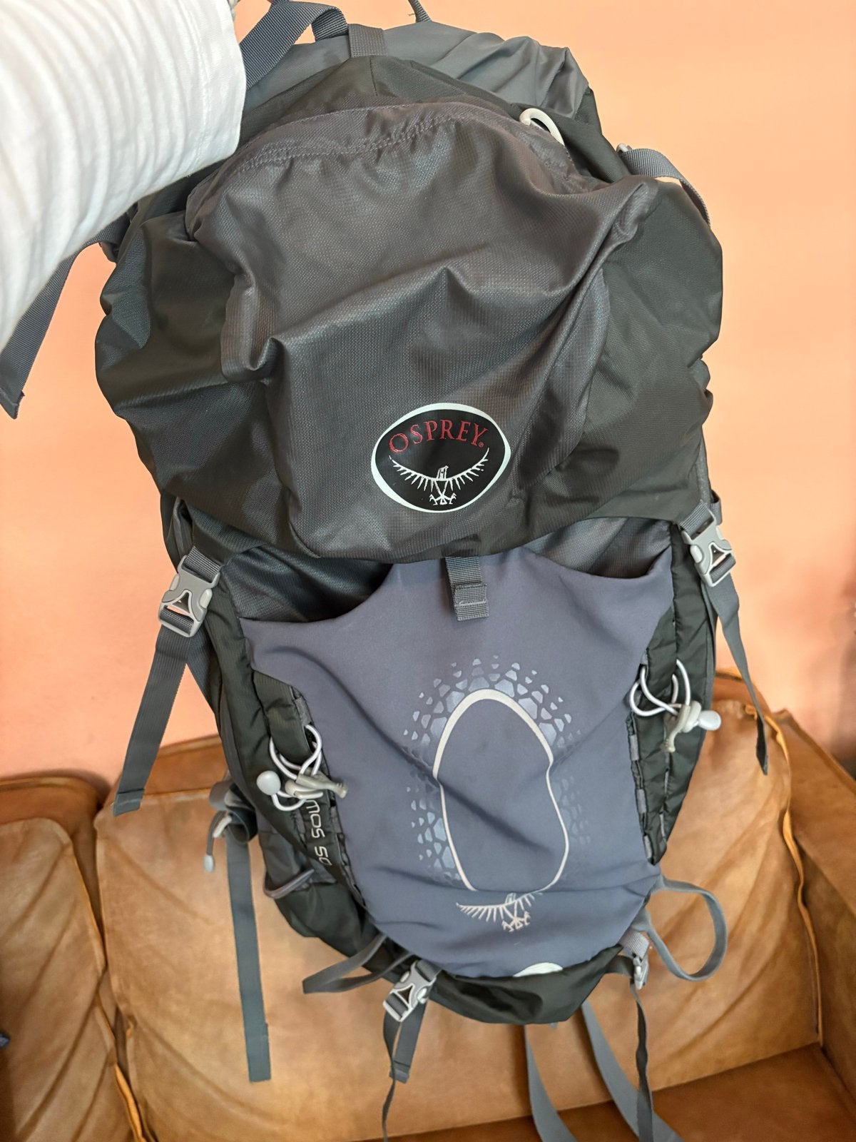 Osprey Backpack Atmos AG Heren 50L, Ophalen, Zo goed als nieuw, Rugzak