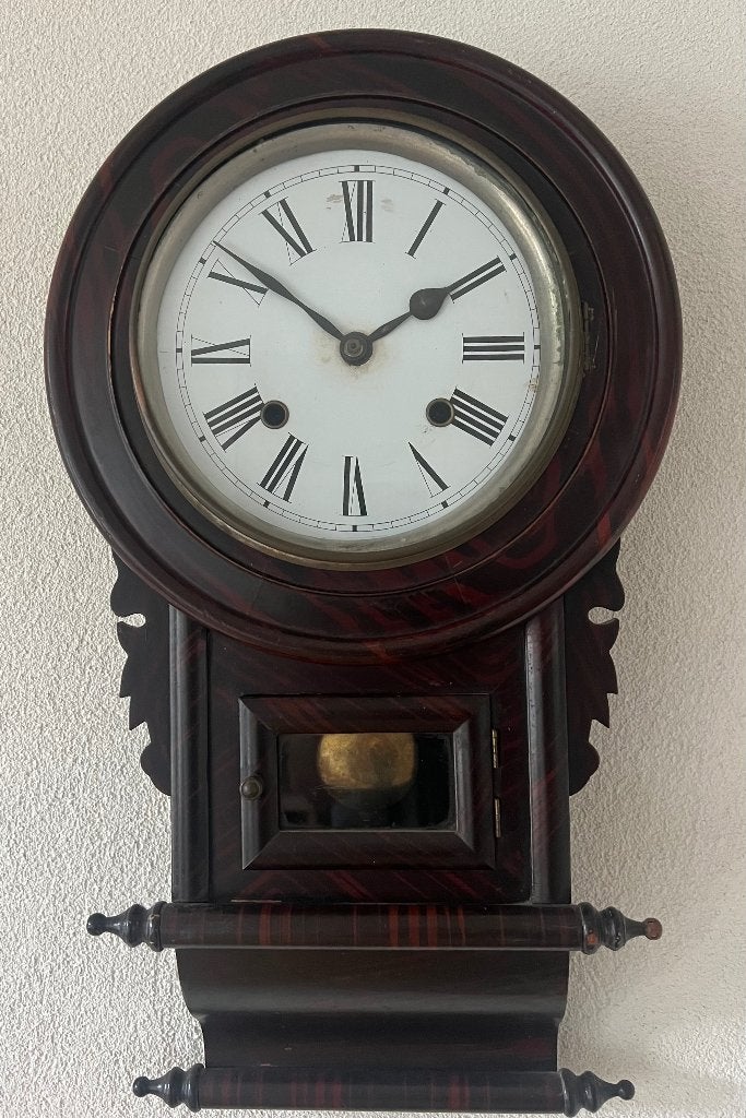 Regulateurtje antieke klok, Antiek en Kunst, Ophalen