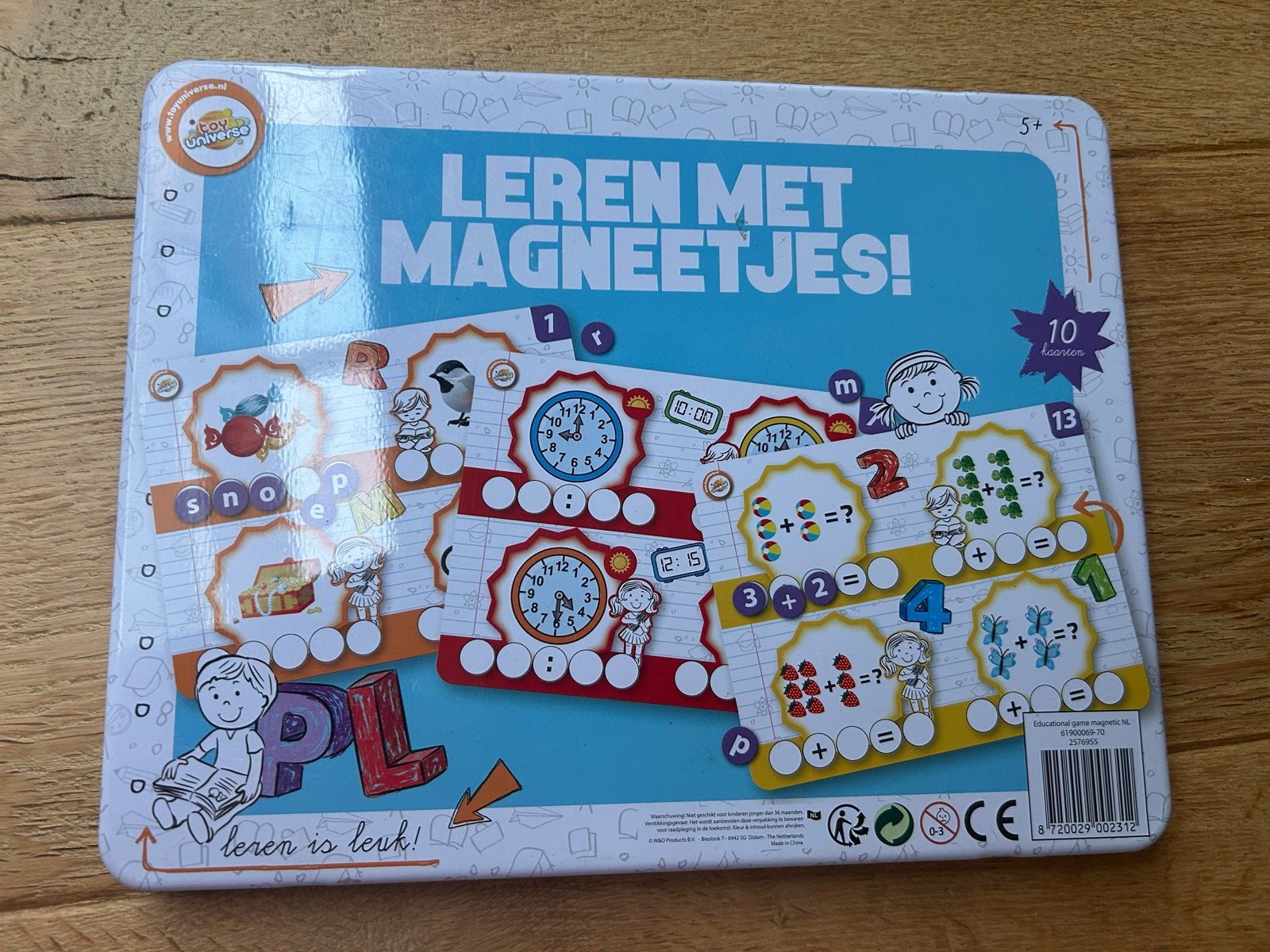 Leren met Magneetjes Toy Universe - Woorden, Rekenen, Tijd, Ophalen of Verzenden, Zo goed als nieuw, Taal en Lezen