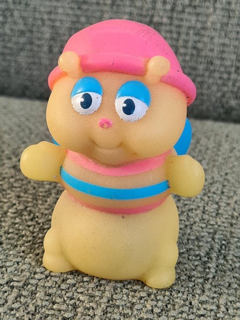 Glo friends worm glow in the dark vintage poppetje playskool, Gebruikt, Playskool hasbro, Ophalen of Verzenden, Nvt