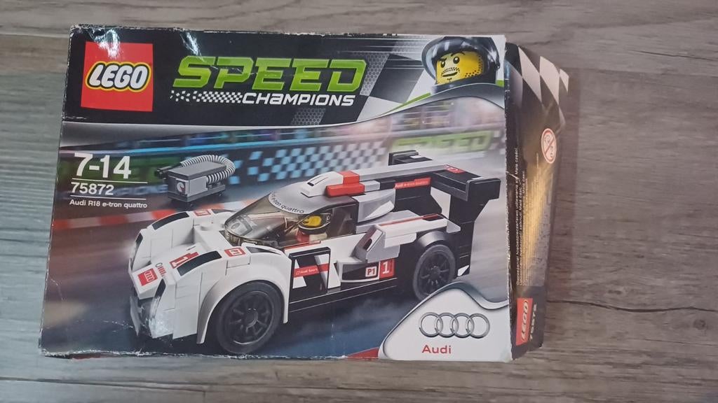 LEGO 75872 Speed Champions Audi R18 E-tron Quattro
Compleet, Ophalen of Verzenden, Zo goed als nieuw, Complete set, Lego