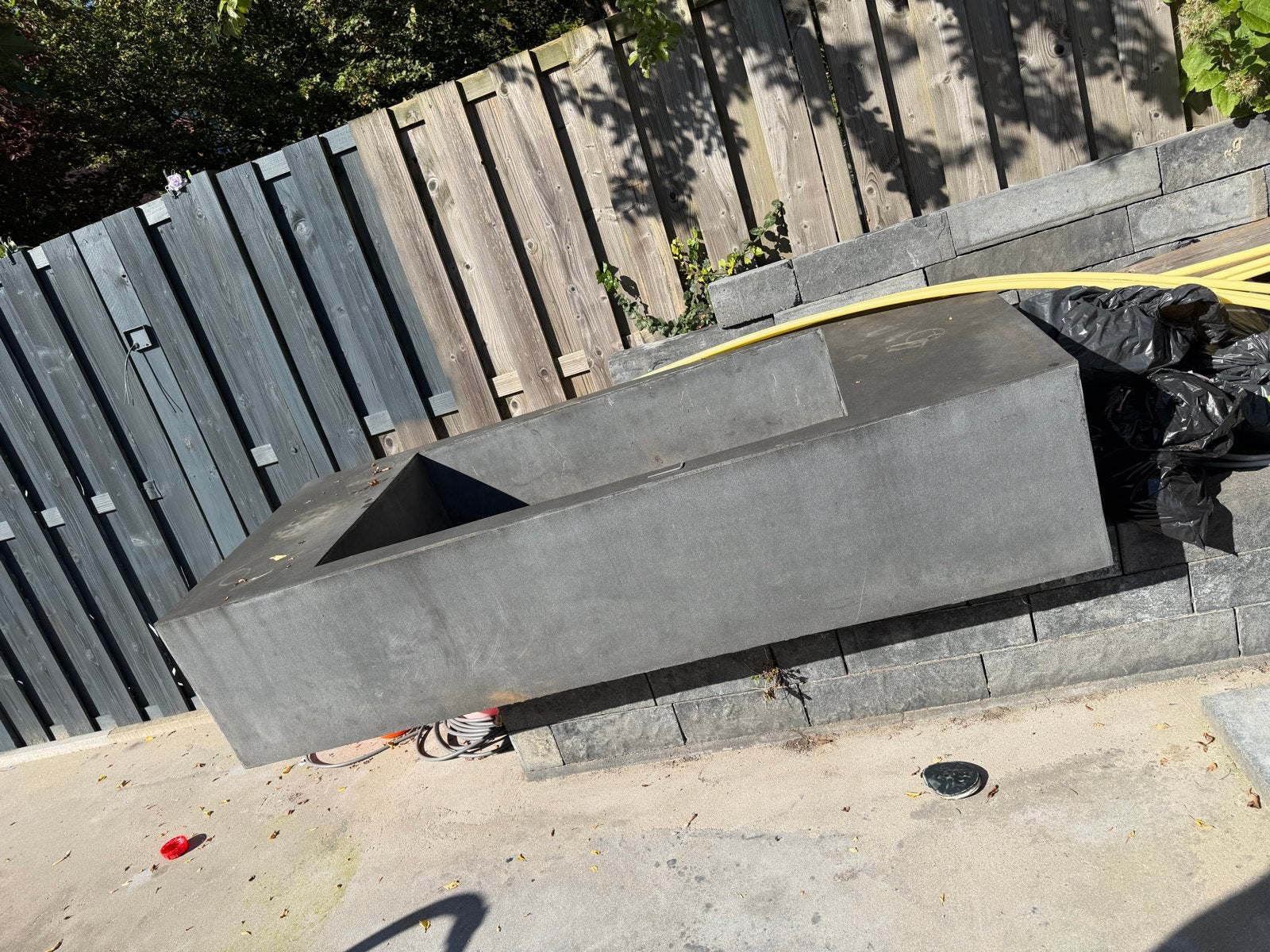 Grote betonnen plantenbak voor tuin of terras, Tuin en Terras, Ophalen, Gebruikt, 100 cm of meer, Balkon