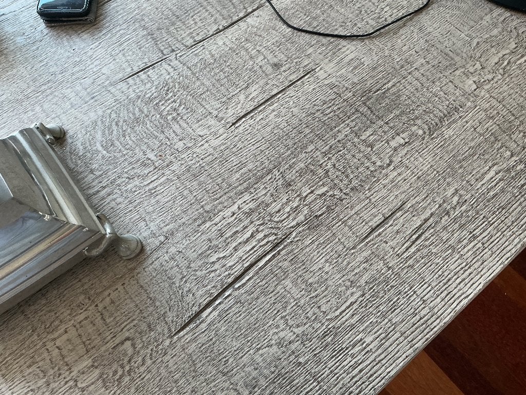 Eettafel, Ophalen, Stoer, Zo goed als nieuw, Grijs