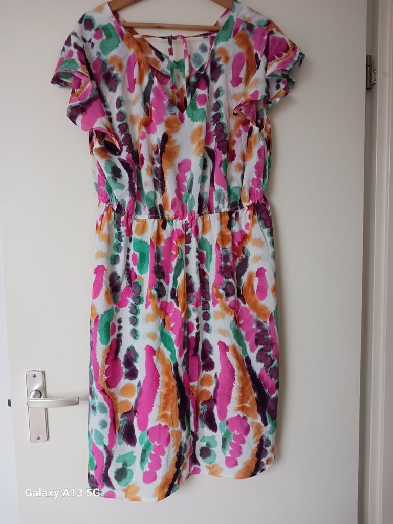 Zomerjurkje,  meerkleurig, maat XL, Overige kleuren, Verzenden, Maat 46/48 (XL) of groter, Zo goed als nieuw