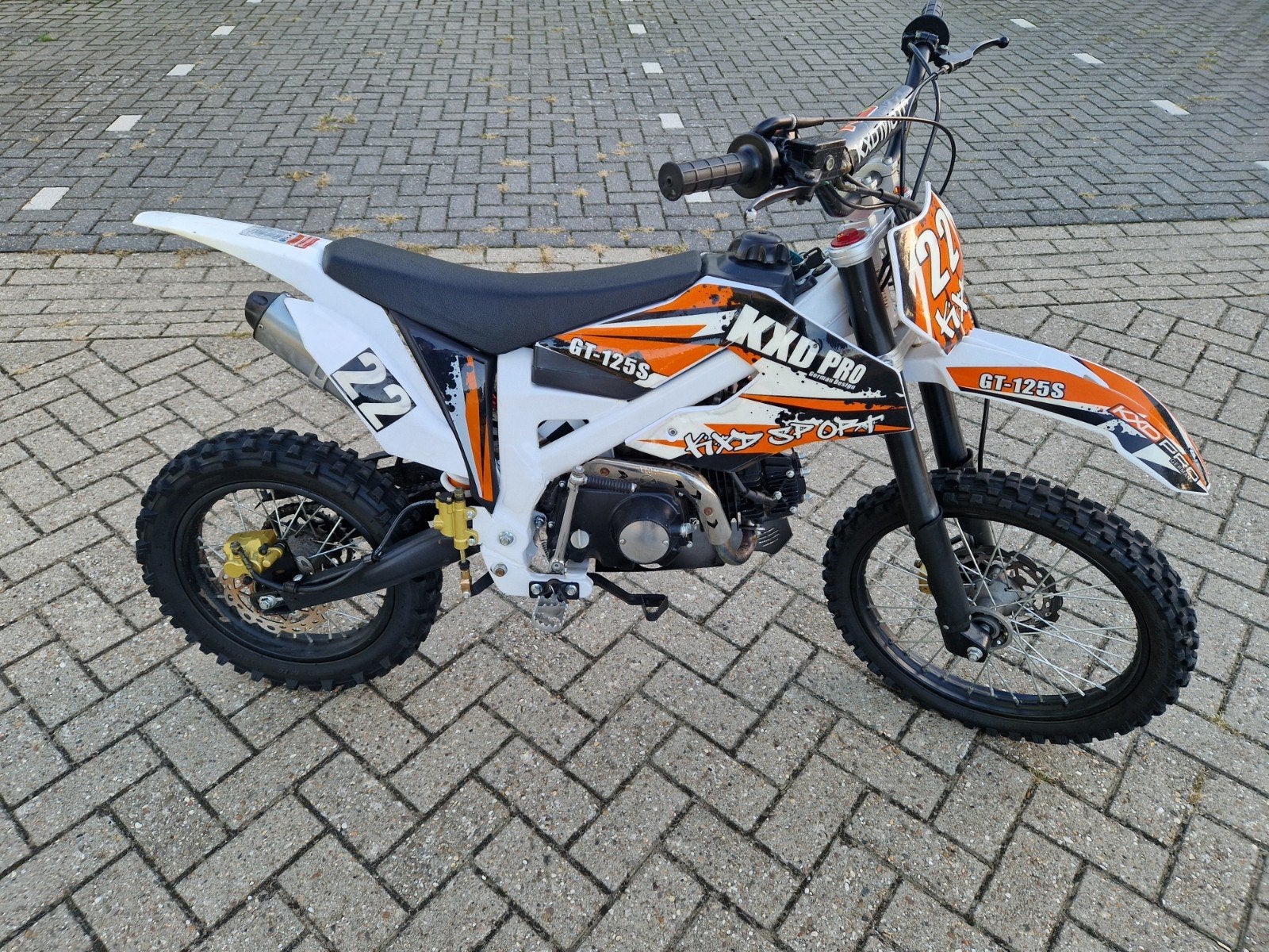 KXD 125cc 4-takt crossmotor, Ophalen, Gebruikt, Overige merken