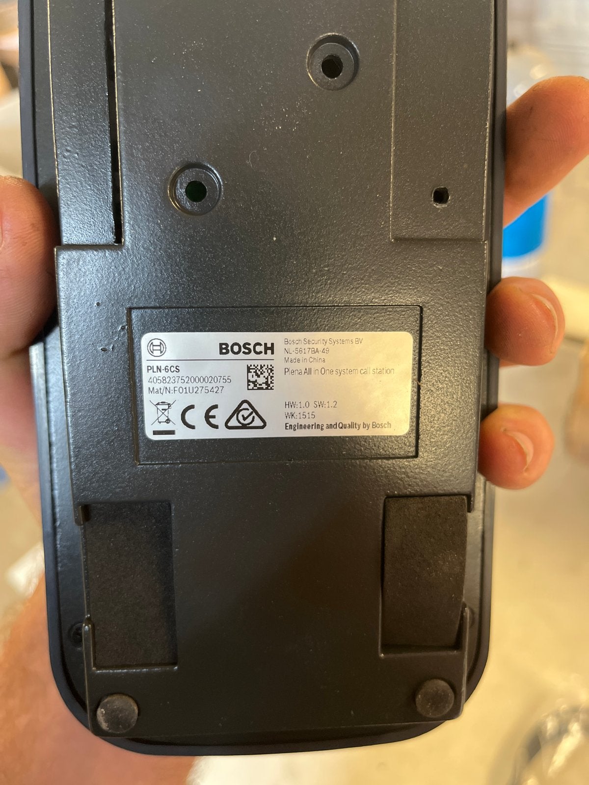 Bosch Plena PLN-6CS All-in-One Systeem Oproepstation, Ophalen, Zo goed als nieuw, Overige typen