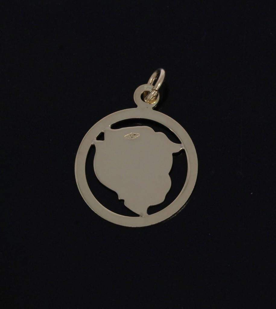 Kinderkopje 14k gouden bedel armband ketting hanger jongen, Sieraden, Tassen en Uiterlijk, Overige merken, Voordeelsieraden, Verzenden