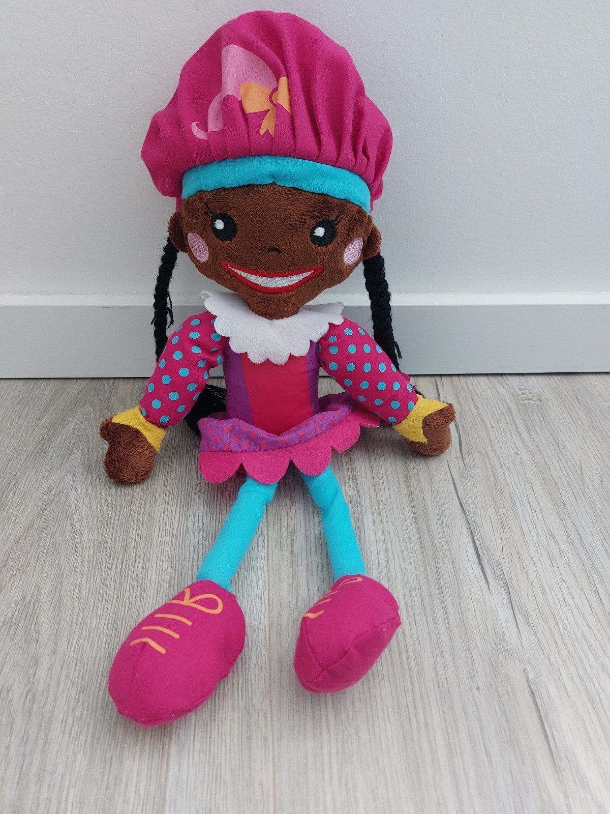 Knuffel kids commotions Piet muts Sinterklaas L610, Ophalen of Verzenden, Zo goed als nieuw, Overige typen