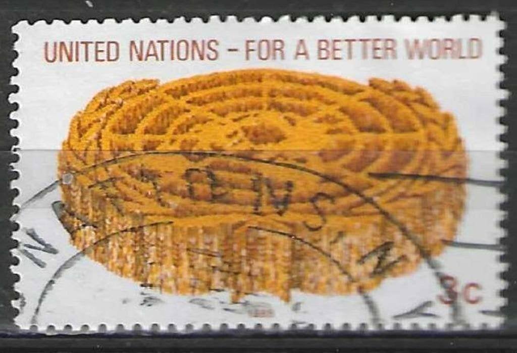 VN-New York 1985 - Yvert 512 - Een betere Wereld (ST), Verzenden, Gestempeld, Noord-Amerika