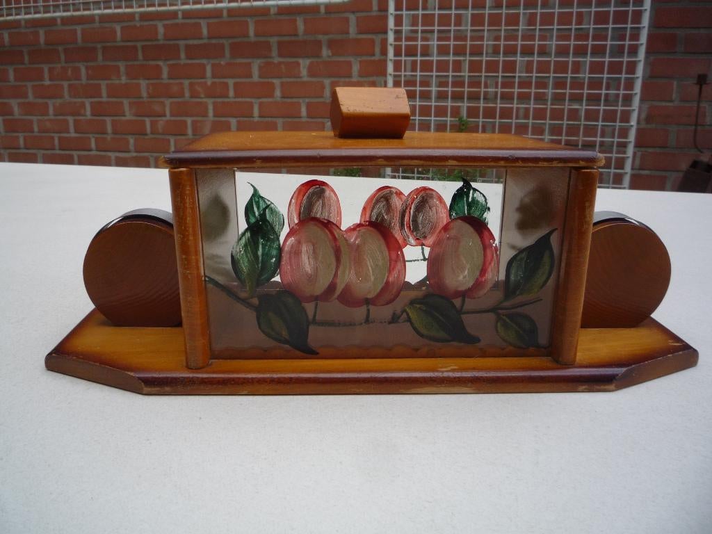 art deco koekjesdoos trommel pot, Ophalen of Verzenden