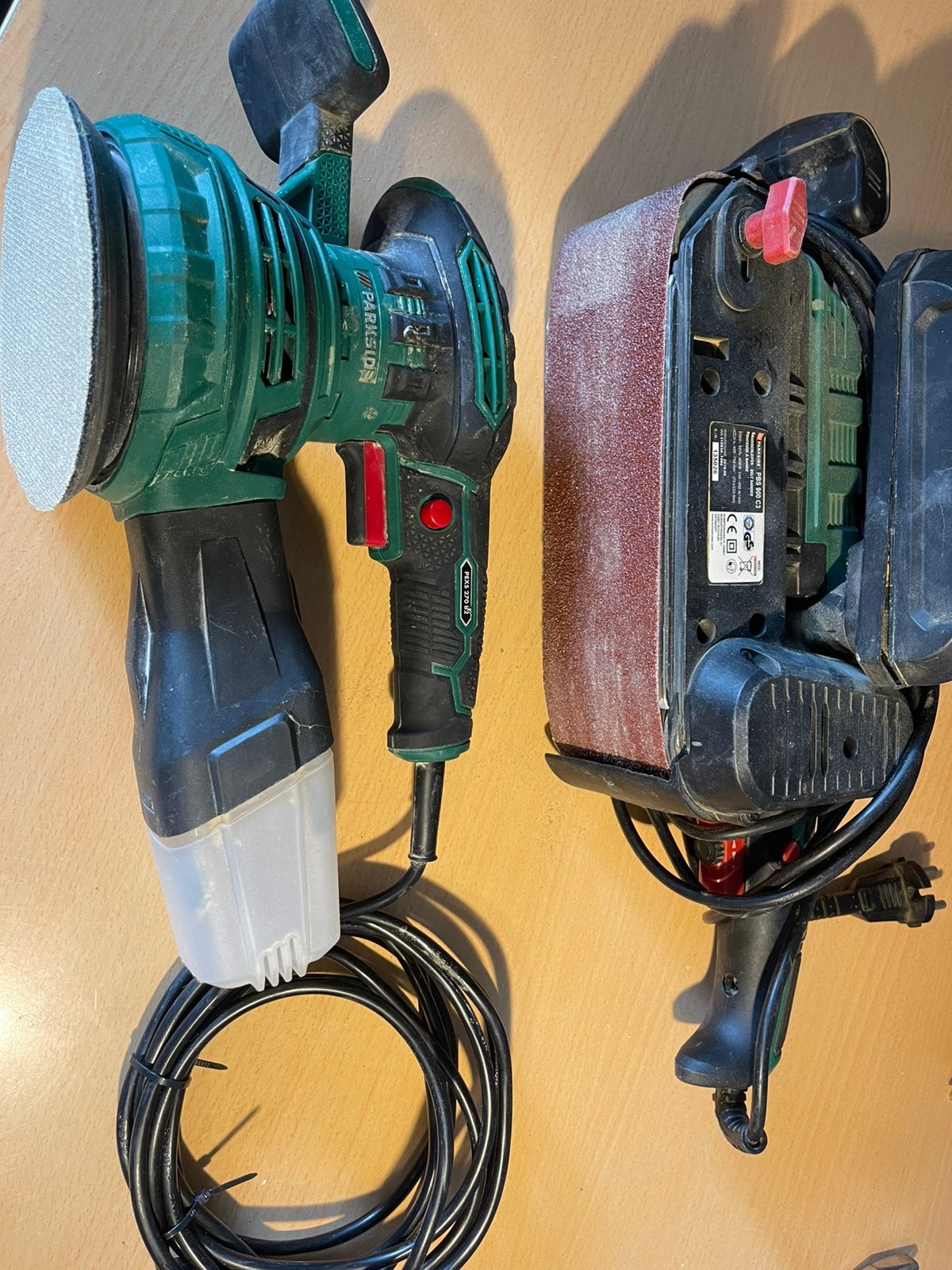 ⭐️ 2 schuurmachine’s parkside te koop ⭐️, Ophalen of Verzenden, Gebruikt, Minder dan 600 watt, Vlakschuurmachine