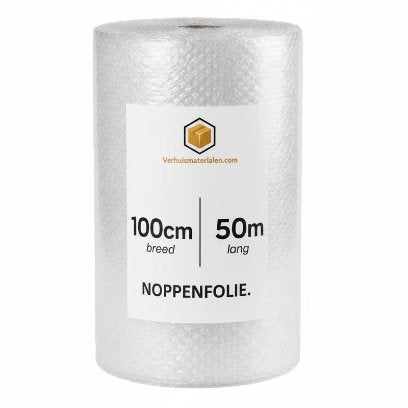 Noppenfolie 100 cm x 50 m – 80 micron, Ophalen of Verzenden, Nieuw, 15 m² of meer, Folie