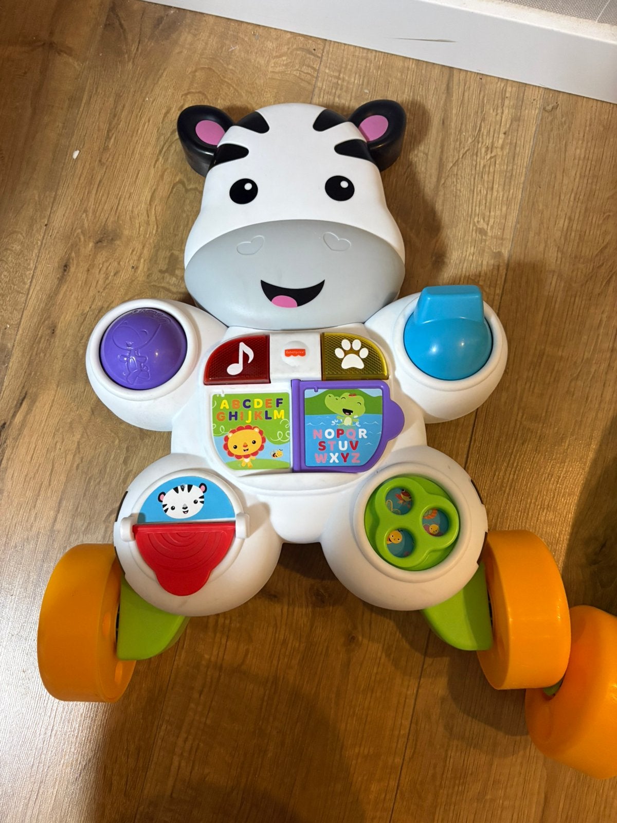 Fisher-Price Loop Met Mij Zebra - Looptrainer, Ophalen, Zo goed als nieuw, Duw- of Trekspeelgoed