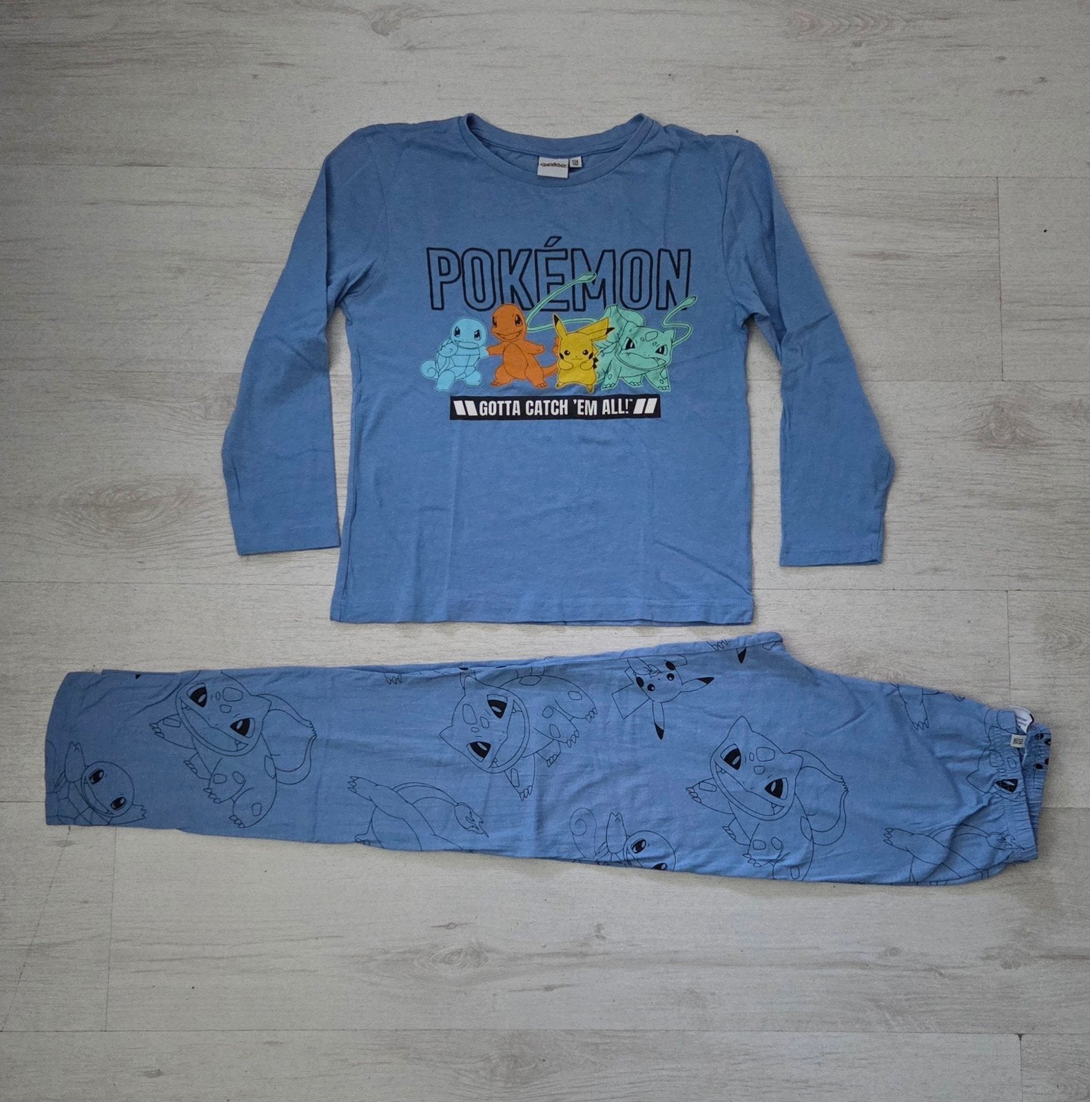 Pokémon Pyjama Maat 134 - Gotta Catch 'Em All!, Ophalen of Verzenden, Zo goed als nieuw, Jongen, Nacht- of Onderkleding