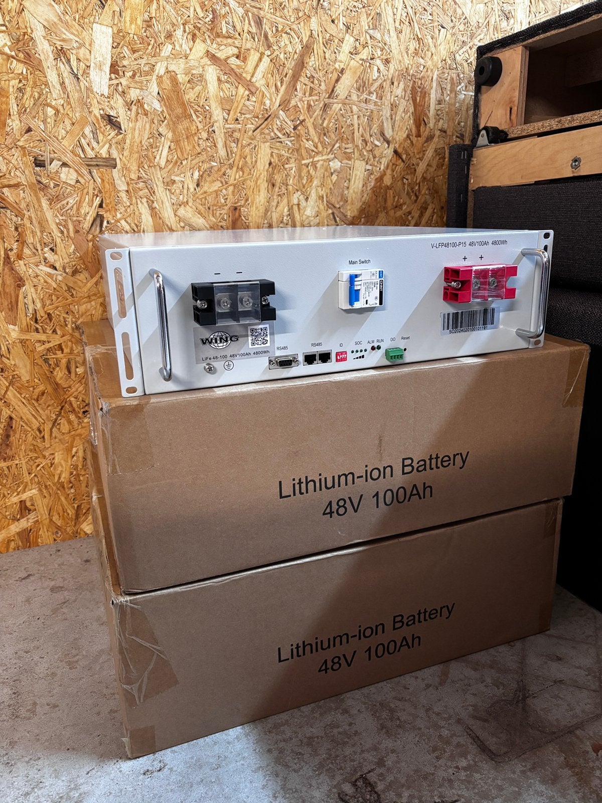 WING 48V 100Ah LiFePO4 thuisbatterij 4,8kWh nieuw/ongebruikt, Ophalen, Nieuw