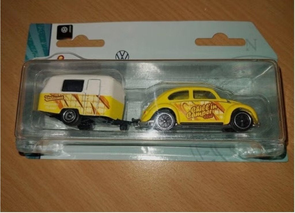 Volkswagen VW Kever Beetle & Caravan Majorette NIEUW, Ophalen of Verzenden, Nieuw, Auto