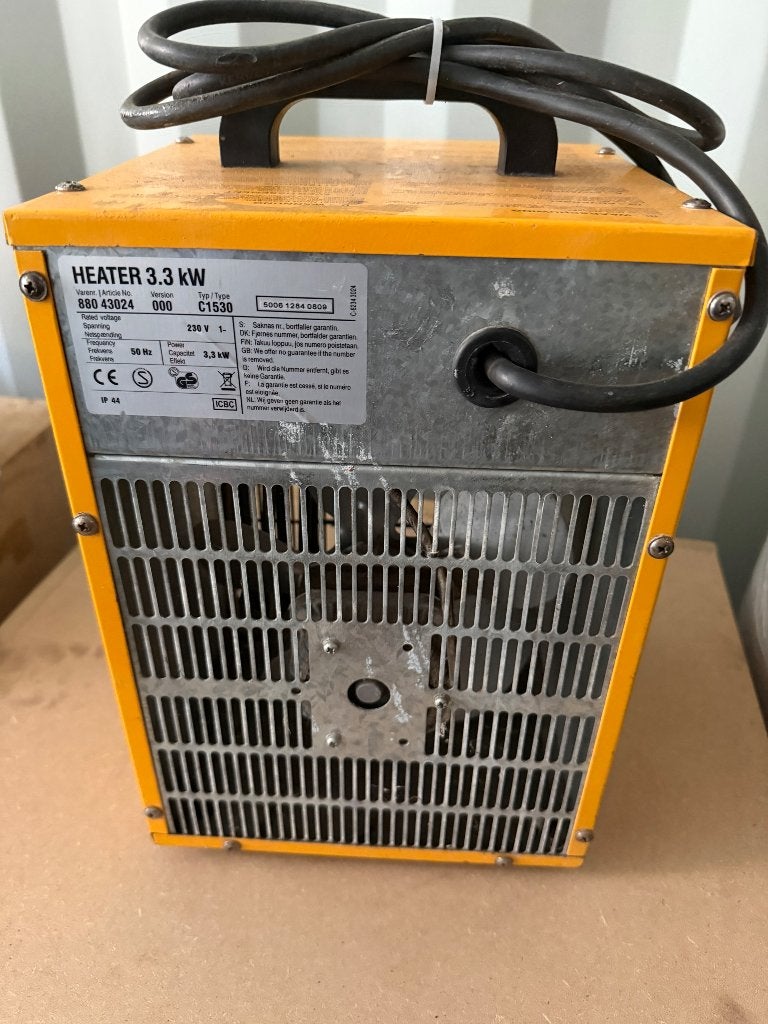 Heater 3.3 KW, Ophalen of Verzenden, Gebruikt, Elektrisch