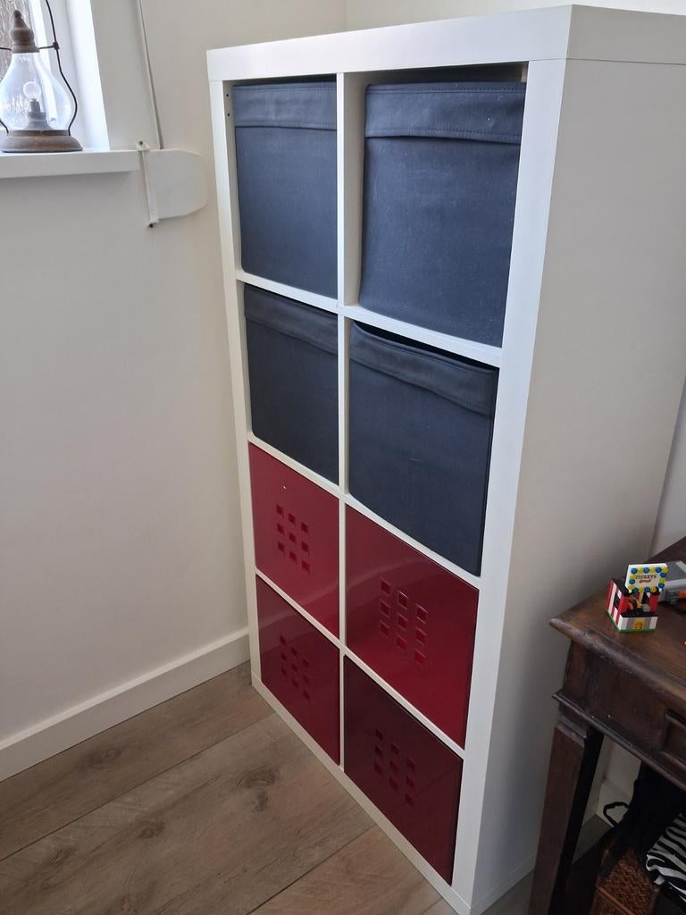 Ikea kallax 8 vaks kast, Huis en Inrichting, Woonaccessoires | Kamerschermen, Ophalen, Gebruikt