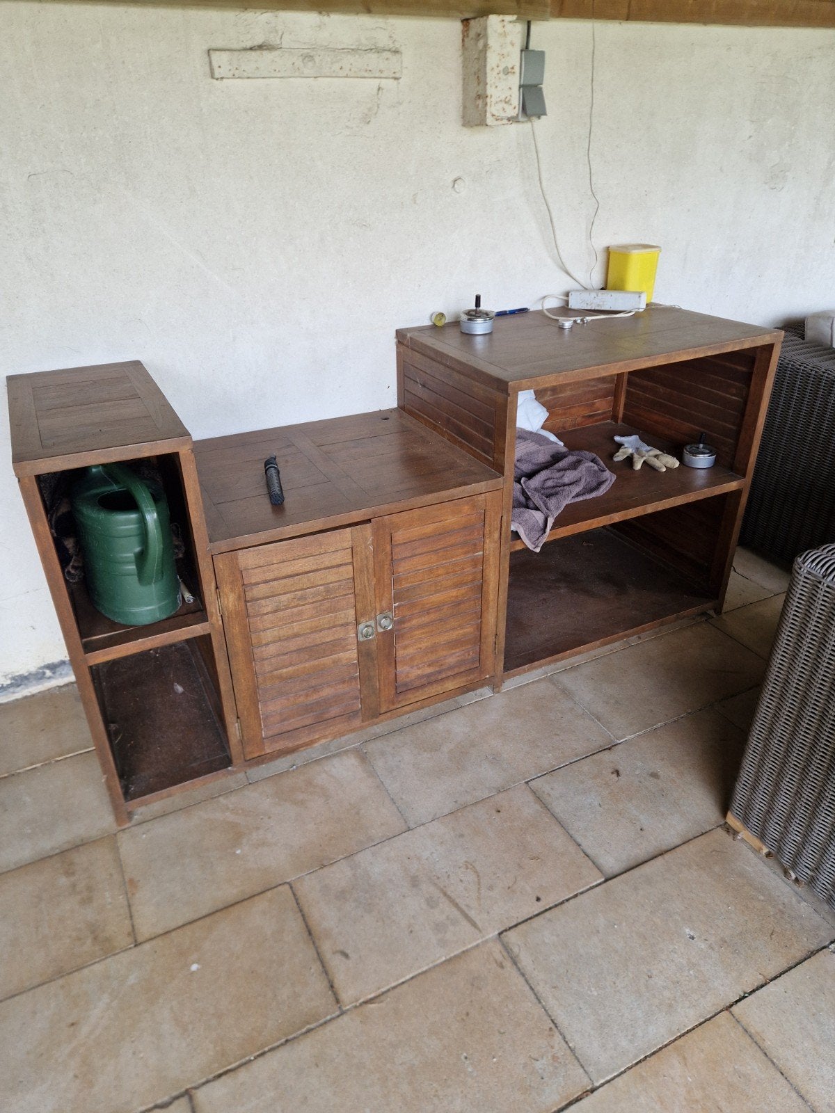 bbq kast,  tuinkast, Tuin en Terras, Ophalen, Gebruikt, Hout, Overige typen