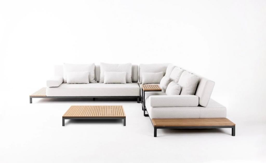 Luminara Prestige | Loungeset | Soft White, Huis en Inrichting, Banken | Bankstellen, Ophalen, 100 tot 125 cm, Hoekbank, 300 cm of meer
