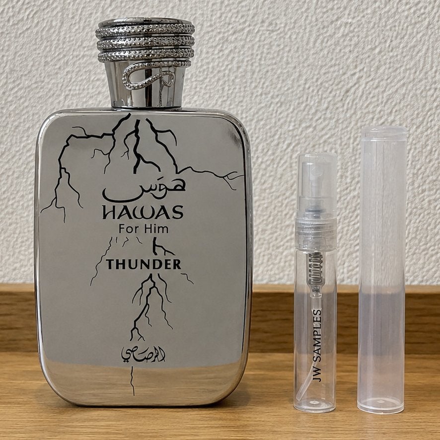 Rasasi - Hawas Thunder samples 1-5ml, Ophalen of Verzenden, Zo goed als nieuw