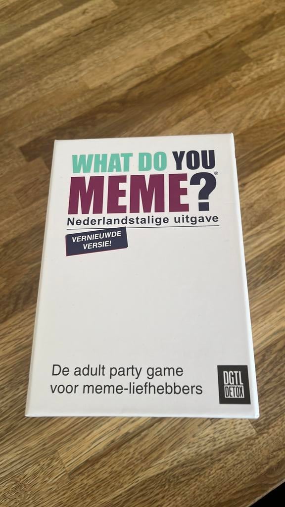De adult party game voor meme-liefhebbers, Ophalen, Nieuw