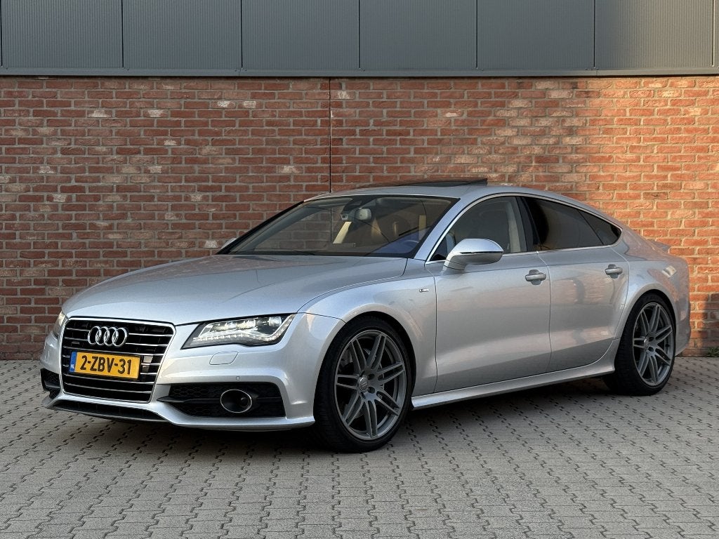 Audi A7 3.0 TFSI Bomvol S-Line Keyless Volledige historie, 2995 cc, 4 stoelen, 1760 kg, Leder