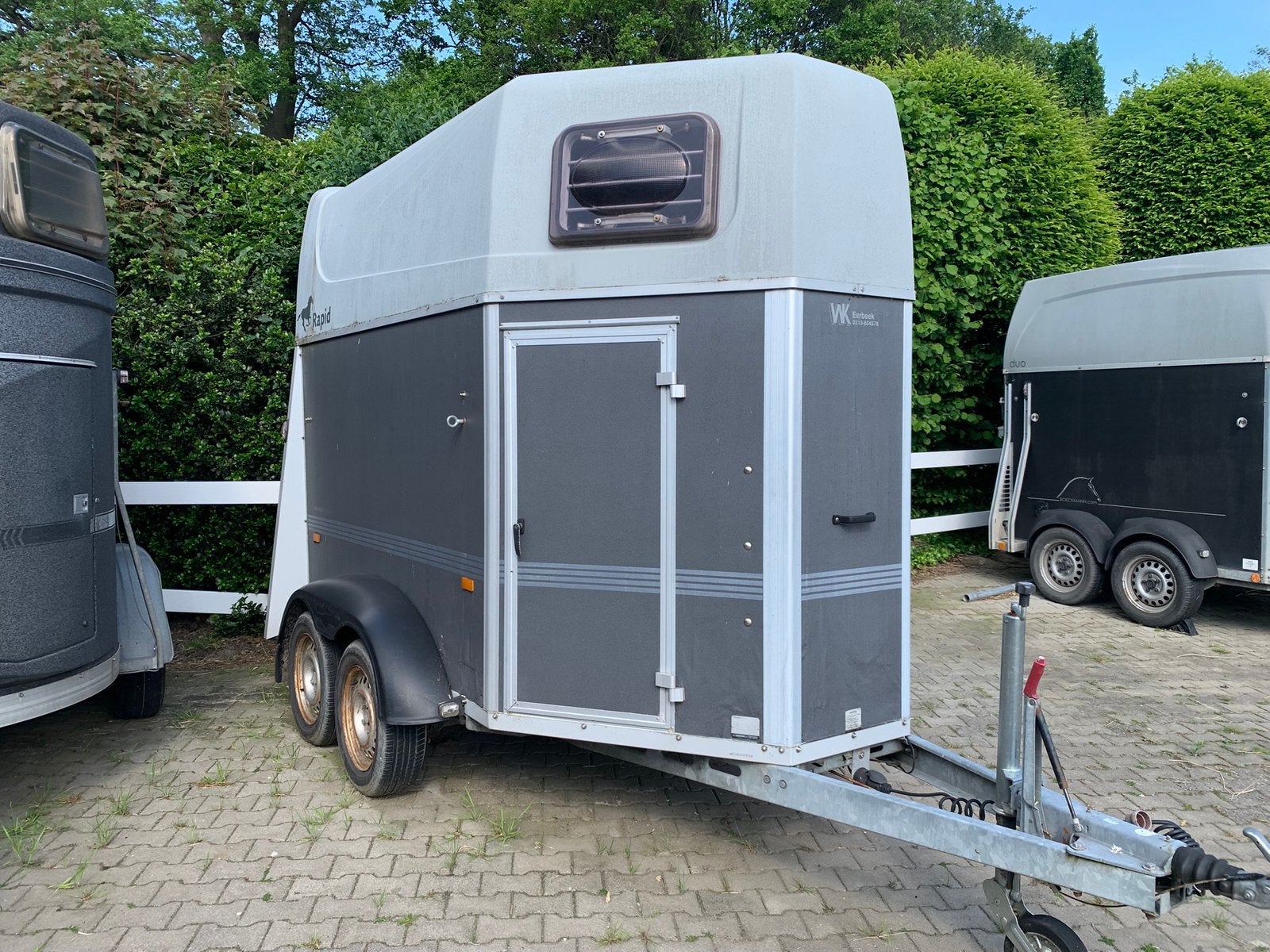 2 paard trailer, Ophalen, Gebruikt