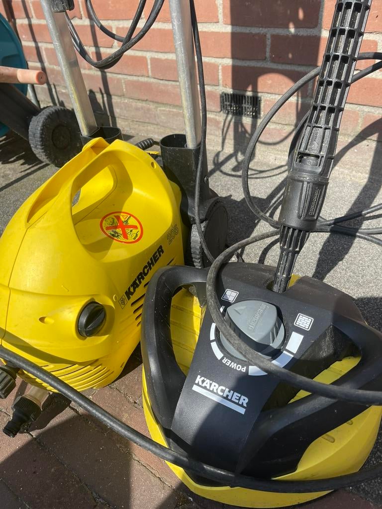 Kärcher K2 hogedrukreiniger + terrasreiniger (T-Racer), Ophalen, Gebruikt, Elektrisch