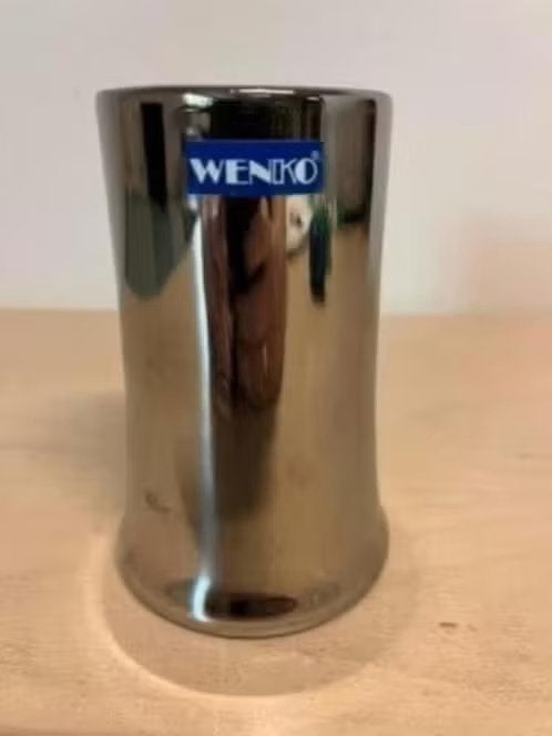 NIEUW! Wenko tandenborstel houder keramiek Chrome 12x6 €4,99, Ophalen of Verzenden, Nieuw, Overige kleuren, Overige typen