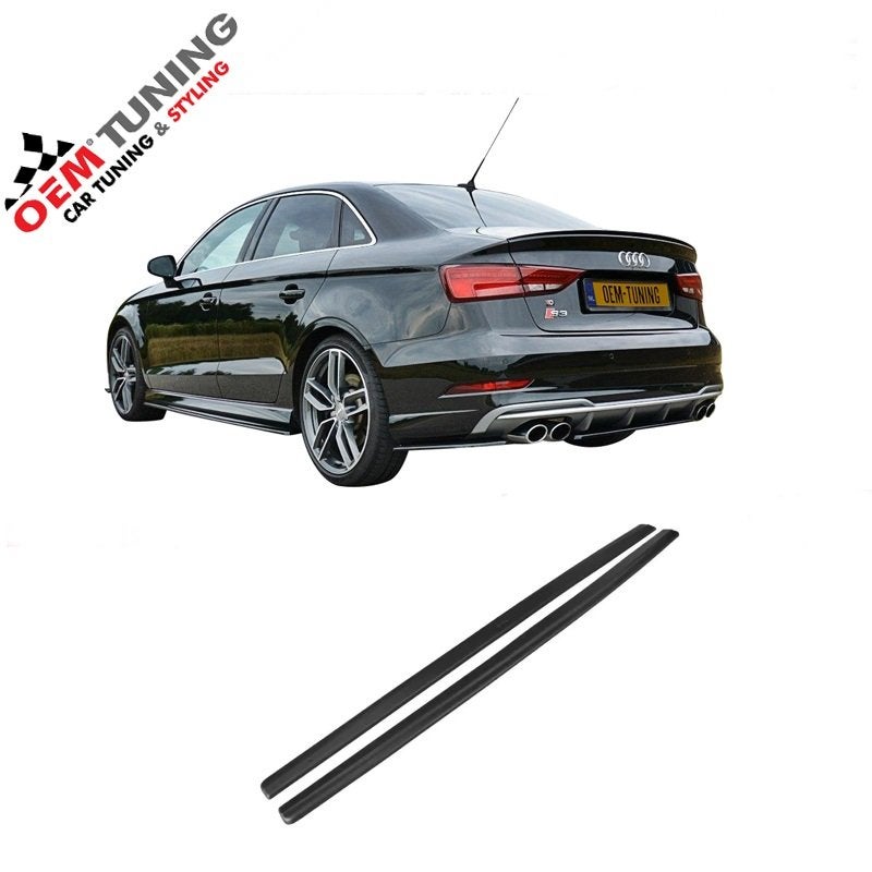 Sideskirts extensie geschikt voor A3 S3 Sedan | 2016-2019 |, Ophalen of Verzenden